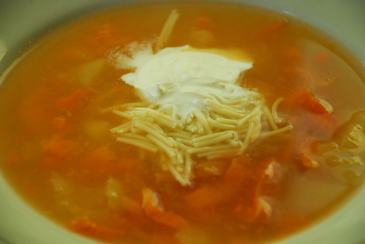 Суп из яблок